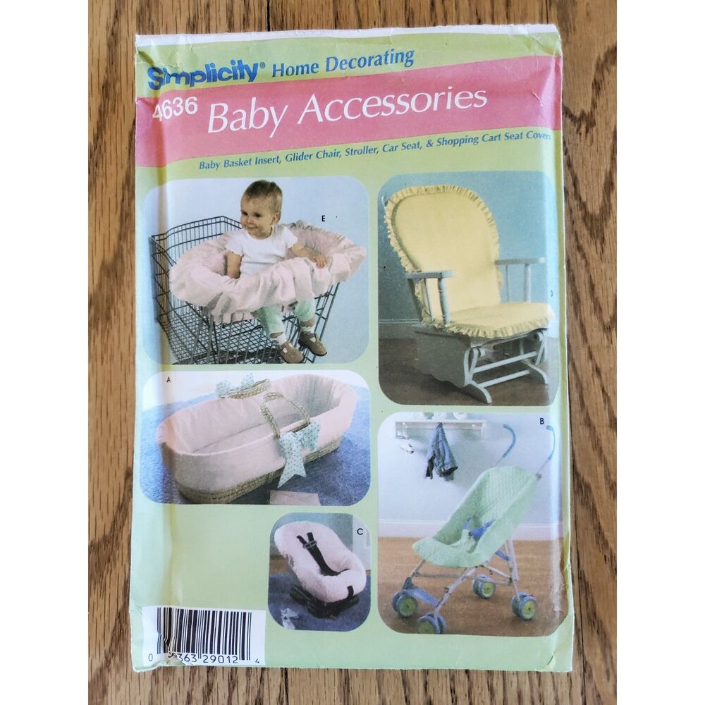 Simplicity 4636 Baby Accessories New Uncut